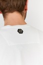 Philipp Plein Biele tričko s lebkou a logom XXL Model A19C MTK4038 PJY002N