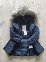 5.10.15 tmavomodrý kabát prešívaná zimná bunda s kapucňou 92 Odtieň námornícky modrý