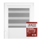 Рулонная штора «день/ночь» в кассете ALU с направляющими.