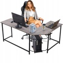 Угловой письменный стол L для офиса METALOWE LOFT