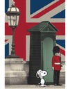 Peanuts Snoopy Remix UK Beefeater Oficiálne Tees Pohlavie Výrobok pre mužov