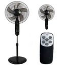 НАПОЛЬНЫЙ ВЕНТИЛЯТОР НАСТОЛЬНЫЙ ВЕНТИЛЯТОР 50 Вт, ЧЕРНЫЙ, МОЩНЫЙ С ДИСТАНЦИОННЫМ УПРАВЛЕНИЕМ, 3 СКОРОСТИ