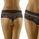 Seksowne Szorto-Stringi Koronka Mikrofibra akt 02 czarne