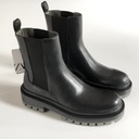 Кожаные тракторные ботинки ZARA 42