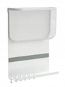 IKEA DRONJONS - półka ścienna z haczykami 30x10x43