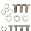 211 SZT. KIT BOLTS SZESCIOKATNYCH ENGINE ZE STEEL STAINLESS STEEL 1K  photo 6