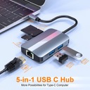 к многопортовому адаптеру SD TF Card Reader RJ45 USB E