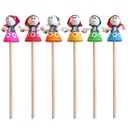 ДЕРЕВЯННЫЙ КАРАНДАШ С ДЕТСКОЙ ШКОЛЬНОЙ КУКЛОЙ Статуэтка