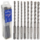 СВЕРЛА ПО БЕТОНУ СВЕРЛА SDS PLUS НАБОР СВЕРЛ 8 ШТ.