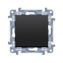 Simon 10 ОДНА КНОПКА МАТОВЫЙ ЧЕРНЫЙ CP1.01/49