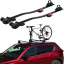 БАГАЖНИК НА КРЫШЕ ЗА ВИЛКОЙ ДЛЯ 2 ВЕЛОСИПЕДОВ AGURI MARATHON BASIC ЧЕРНЫЙ
