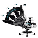 Herní židle Diablo Chairs X-Player 2.0, XL černá/bílá Výška nábytku 146 cm