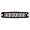 Lampa stroboskopowa 6LED SLIM 18W 12-24V R65 R10