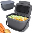 Контейнеры для сортировки мусора, удобный контейнер для биоотходов, пилинги, 4,5 л.