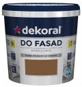 DEKORAL АКРИЛОВАЯ ФАСАДНАЯ КРАСКА коричневая 10л