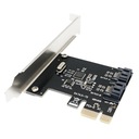 Карта адаптера PCIe 1X–2x SATA 3.0 Serial ATA для компьютера