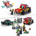 LEGO City Akcja strażacka i policyjny pościg 60319 Liczba elementów 295 szt.