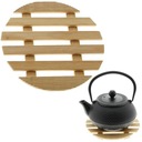 КРУГЛАЯ БАМБУКОВАЯ ПОДСТАВКА ДЛЯ ГОРШКА