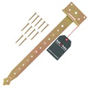 ПЕТЛЯ СТРОИТЕЛЬНАЯ БЕСЕДКА ДВЕРНАЯ ОЦИНКОВАННАЯ 400 ММ