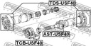 AST-USF40 CRUCE DE EJE DE ACCIONAMIENTO FEBEST DO LEXUS LS 460 