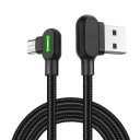 MCDODO УГЛОВОЙ КАБЕЛЬ QC USB microUSB LED 2A 1,2M