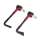 ЗАЩИТА МОТОЦИКЛА ЗАЩИТА РУЛЯ CNC КРАСНЫЕ РЫЧАГИ ТОРМОЗНЫЕ HANDGRIP  фото 4