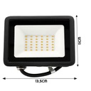 Галогенный светодиодный прожектор 30 Вт = 180 Вт IP65 Premium