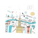 Открытка с Варшавской панорамой