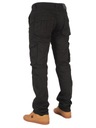 Мужские брюки-карго Ш:38 98 CM черные рабочие
