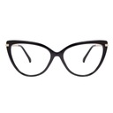 Женские очки «кошачий глаз» Glamour, черные