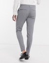 Pánske šedé nohavice super skinny W28 L30 Značka Asos Design