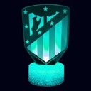 3D светодиодный USB-ночник Атлетико Мадрид футбол