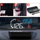 ДИСПЛЕЙ ПРОЕКТОР LED LCD HUD OBD2 M10 ЧАСЫ