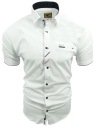 РУБАШКА МУЖСКАЯ БЕЛАЯ С КОРОТКИМ РУКАВОМ SDN 672 M 39/40