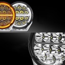 2ШТ 500 W ФАРА ГАЛОГЕН LED (СВІТЛОДІОД) 7'' 50000 LM BURSZTYNOWE I КОЛІР БІЛИЙ СВІТЛО  фото 8