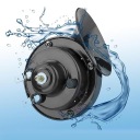 ГУЧНИЙ КОМПЛЕКТ KLAKSONOW POCIAGU 12V 300DB ЧОРНИЙ POWLEKANY ВОДОВІДШТОВХУЮЧА STRU  фото 8