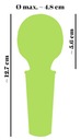 You2Toys Mini Wand (Green), mini masážny vibrátor Kód výrobcu 301682