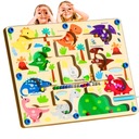 МАГНИТНАЯ ДОСКА МОЗАИКА ОБРАЗОВАТЕЛЬНАЯ ДЕРЕВЯННАЯ ПАЗЛ МОЗАИКА МОНТЕССОРИ