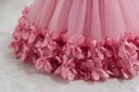 Elegantná prehliadka šiat zo sieťoviny pre dievča s kvetmi TT085 Dominujúci materiál polyester