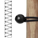 НАБОР РЕЗИНЫ С ШАРИКОМ 20x ДЛЯ КРЕПЛЕНИЯ БРЕЗЕНТА РЕЗИНА НАТЯЖЕНИЯ БРЕЗЕНТА