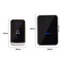 БЕСПРОВОДНОЙ Водонепроницаемый ДВЕРНОЙ ЗВОНОК 150М IP44 110дБ