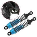 2 SZT. АМОРТИЗАТОРЫ МЕТАЛИЧЕСКИЙ 70MM DO АВТОМОБИЛЯ RC W SKALI 1/16, ЦВЕТ СИНИЙ  фото 7