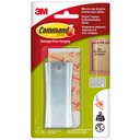3M Command 17047 Крючок универсальный для картин, 1 крючок + 2 средние полоски
