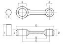 PROX BIELLE HONDA CR 250 1984 2001 03.1315photo 15