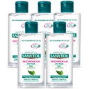 5X Sanytol дезинфицирующий гель для рук без смывания увлажняет смягчает