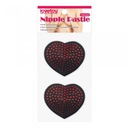 Reusable Red Diamond Heart Nipple Pasties Marka bez marki