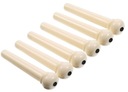 ШТЫРЬКИ ДЛЯ АКУСТИЧЕСКОЙ ГИТАРЫ BRIDGE PLUG 6 ШТ. БЕЛЫЙ