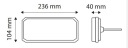 ФАРА ЗАДНЯ КОМБІНОВАНА LED (СВІТЛОДІОД) 12-24 V 5-FUNKCYJNA PRAWA, TT.12555 P  фото 4