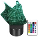 3D LED ЛАМПА USB STAR WARS LORD VADER SWORD REMOTE CONTROL