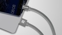 SWISSTEN Kabel przewód do ładowania USB-C 0,2m 3A Kolor srebrny